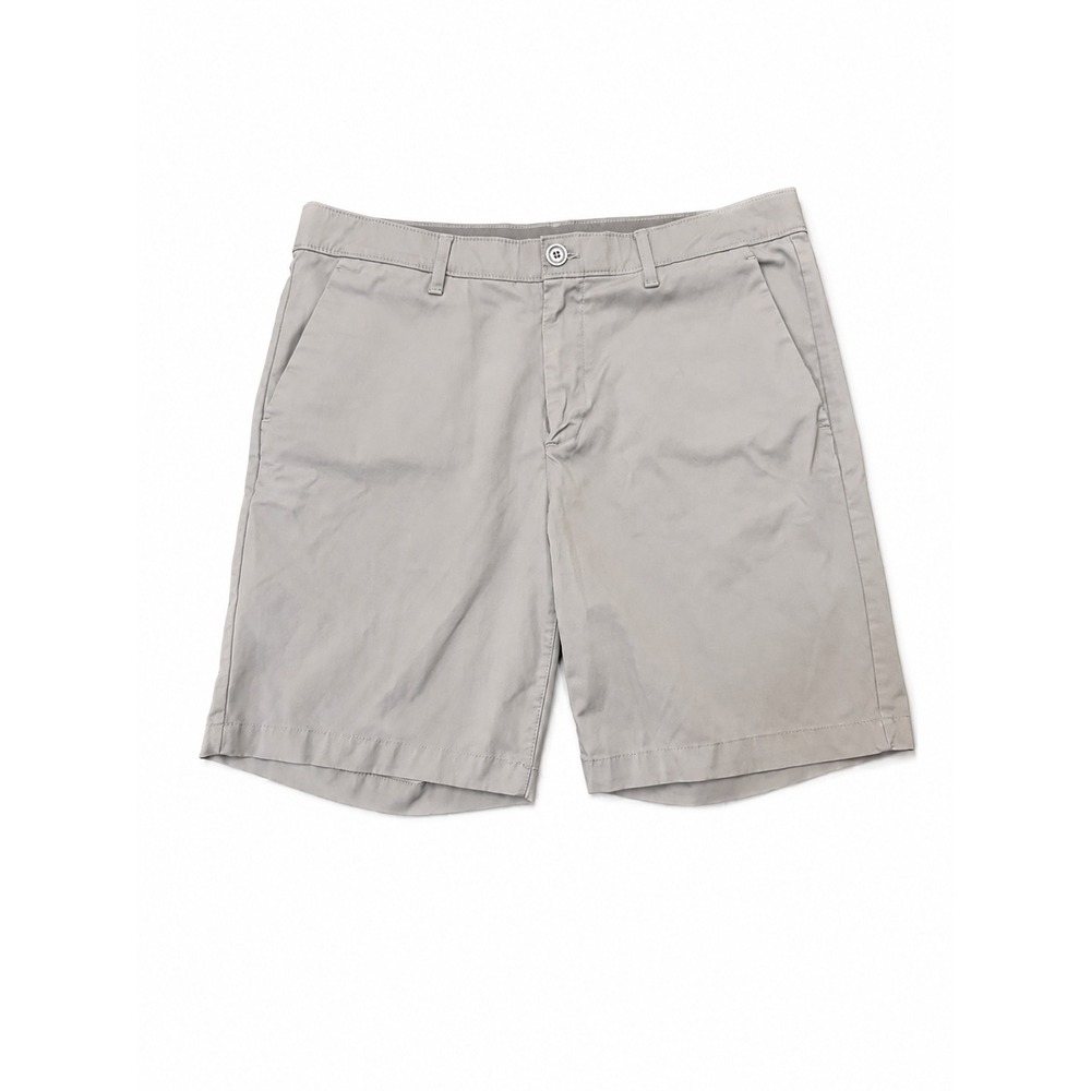 English Laundry Mens Gray Performance Golf Shorts Stretch Flat Front Size 34